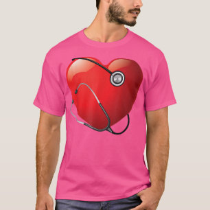 Camiseta Desvio noturno Diferente Stetoscope Nurs Engraçado