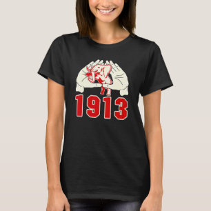 Camiseta Deta 1913 Símbolo de Mão Elefante Amigo Soror