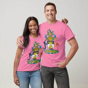 Camiseta Detalhe da brasão de Bahamas