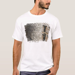 Camiseta detalhe da coluna de Trajan com construções atr