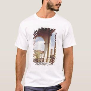 Camiseta Detalhe da galeria da fachada principal, c.1550