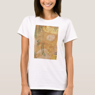 Camiseta Detalhe de Gustavo Klimt de serpentes da água