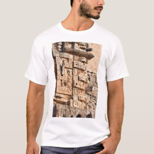 Camiseta Detalhe de pirâmide do mágico, Iucatão, México