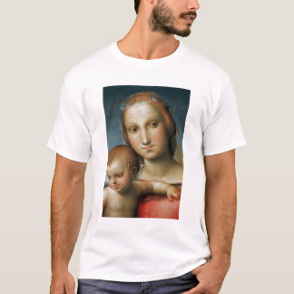 Camiseta Detalhe de <Virgin and Child> Atribuído a Rapha