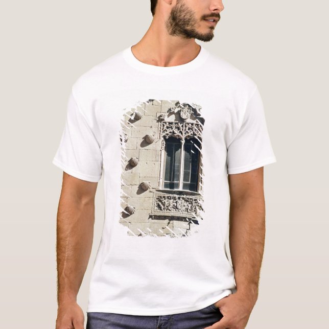 Camiseta Detalhe do exterior das casas de la Conchas (Frente)