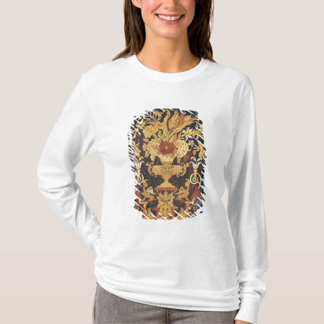 Camiseta Detalhe do Marquetry de um bufete (Frente)