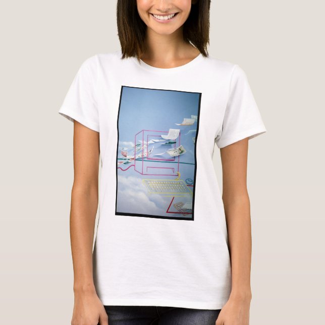 Camiseta Detalhe mágico do dinheiro (Frente)
