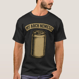 Camiseta Detecção de Metal Engraçada Meu Arqui Inimigo Humo
