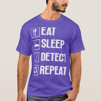 Camiseta Detectar Repetição de Detecção de Metais Detectand