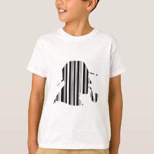 Camiseta DETECTIVE BAR CODE Padrão de Código de Barras de F