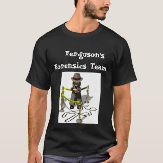 Camiseta detective_crime_scene_lw,    Ferguson'sForensics…
