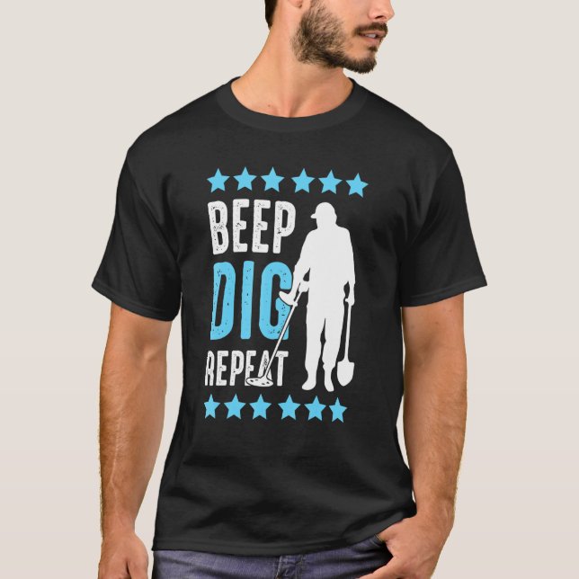 Camiseta Detector de Detecção de Detecção de Detecção de Me (Frente)