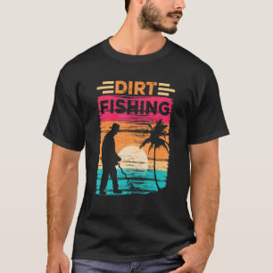 Camiseta Detector de Detecção de Ferro de Dirt Detectando H