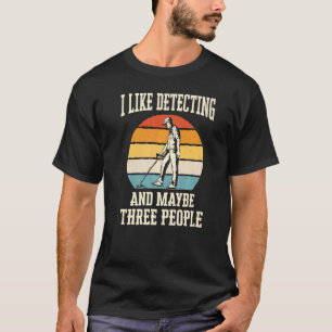 Camiseta Detector de detecção de metais
