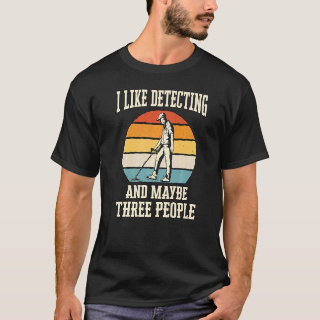 Camiseta Detector de detecção de metais (Frente)