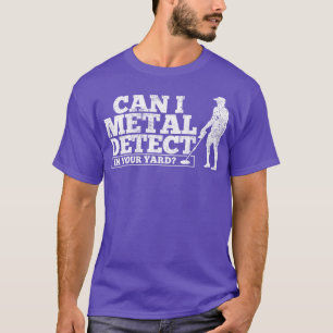 Camiseta Detector de detecção de metais