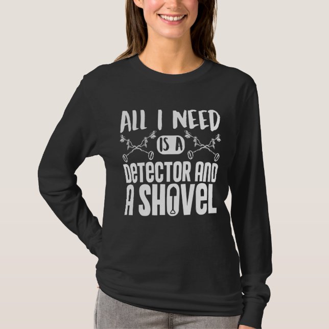 Camiseta Detector de detecção de metais (Frente)