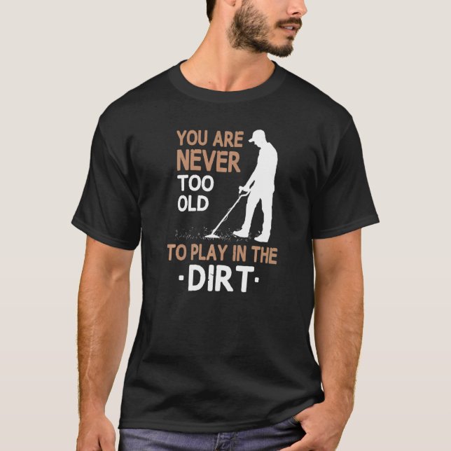 Camiseta Detector de detecção de metais 1 (Frente)