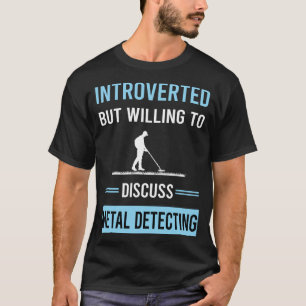 Camiseta Detector de detecção de metais introduzido