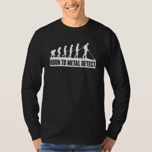 Camiseta Detector de detecção de metal de detecção de nasce