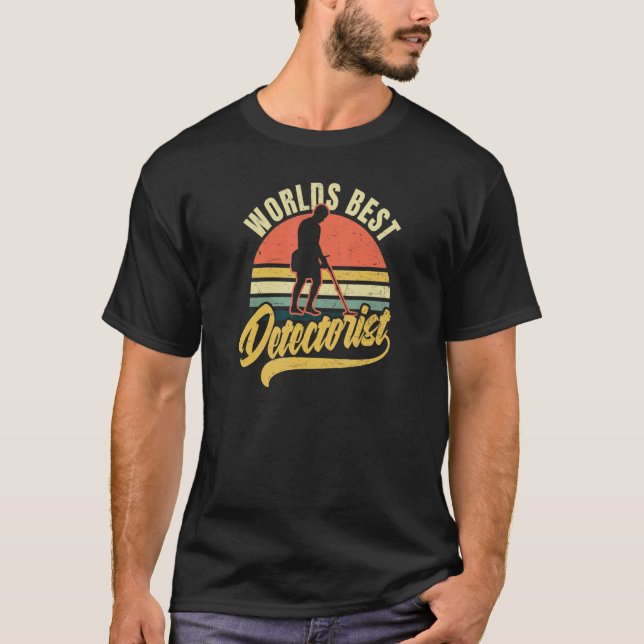 Camiseta Detector de metais de melhor nível (Frente)