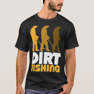 Camiseta Detector De Metais De Pesca De Sujidade À Procura 