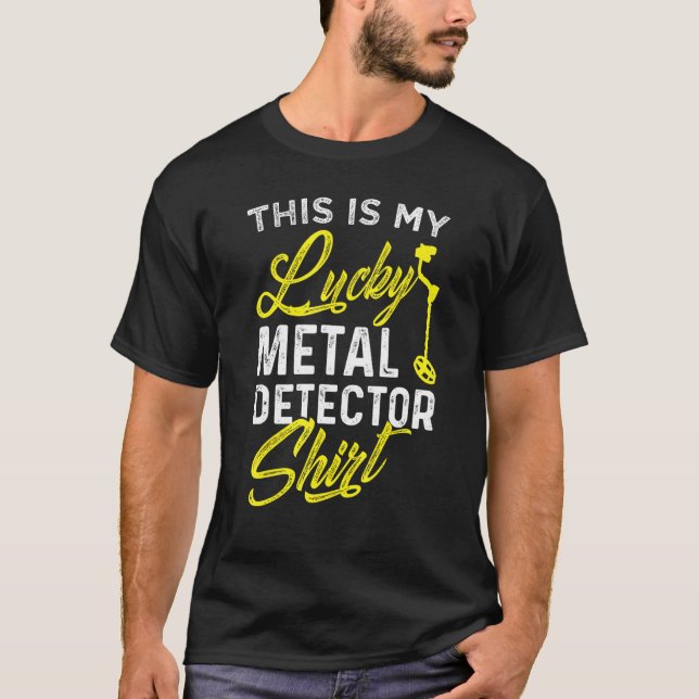 Camiseta Detector de Metais Lucky Relic Hunter Treasure Hun (Frente)