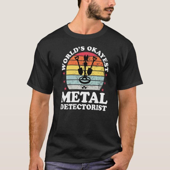 Camiseta Detector de metais mais ocaios detectores de metai (Frente)