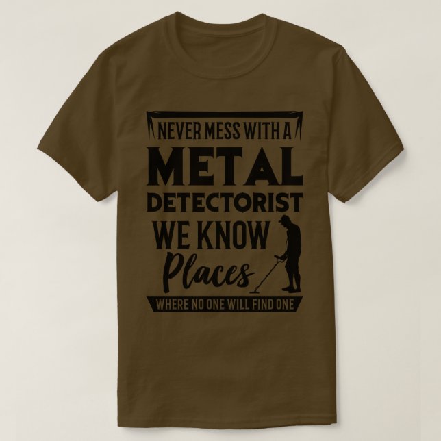 Camiseta Detector de metal 2 (Frente do Design)