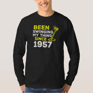Camiseta Detector de Metal Desde 1957 Eu Estou Balançando M