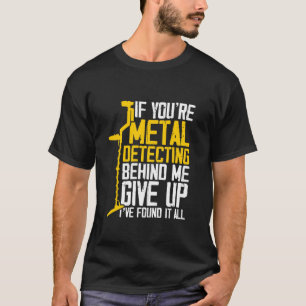 Camiseta Detector de Metal Detectando Caça ao Tesouro Para