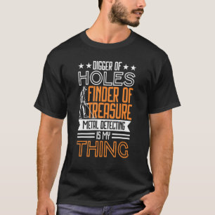 Camiseta Detector de Metal Detectando Metal Prospector
