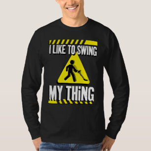 Camiseta Detector de metal engraçado