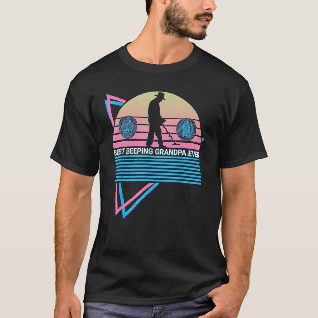 Camiseta Detector de metal que detecta as mentes - melhor b (Frente)