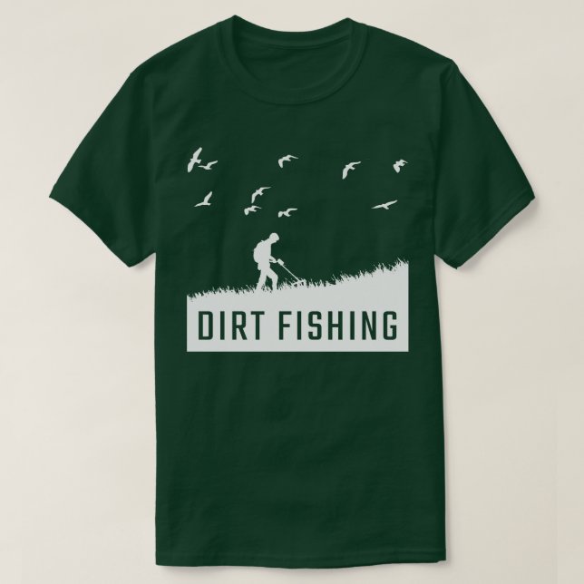 Camiseta Detector de metal que detecta metais 5 (Frente do Design)