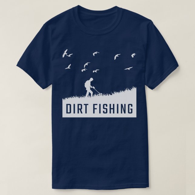 Camiseta Detector de metal que detecta metais 6 (Frente do Design)