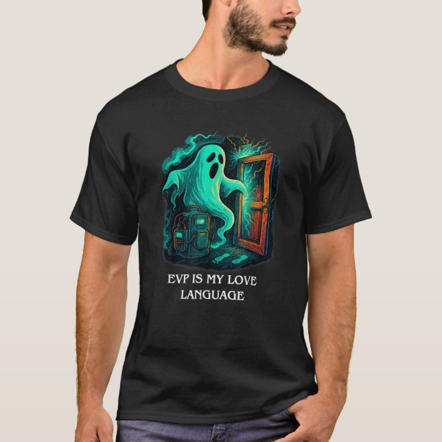 Camiseta Detector EVP de Piada Supernatural Spooky Ghost Ho (Frente)