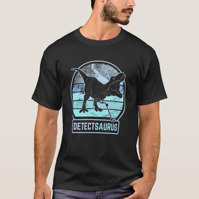 Camiseta Detectores de Caça de Tesouros que Detectam Metais (Frente)