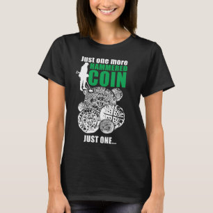 Camiseta Detectores de metal engraçados, moeda cunhada