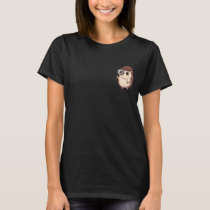 Camiseta Detectoveouriço Fofo com Lupa