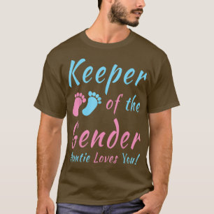 Camiseta Detentor da Tia do Gênero ama a Revea do Gênero