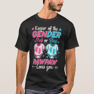 Camiseta Detentor De Gênero Revele Adores De Pawpaw Cor-De-
