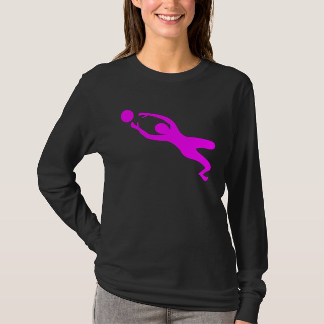 Camiseta Detentor de Objetivos - Magenta (Frente)