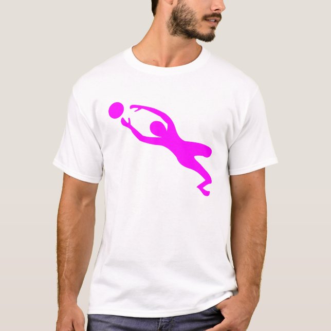 Camiseta Detentor de Objetivos - Magenta (Frente)