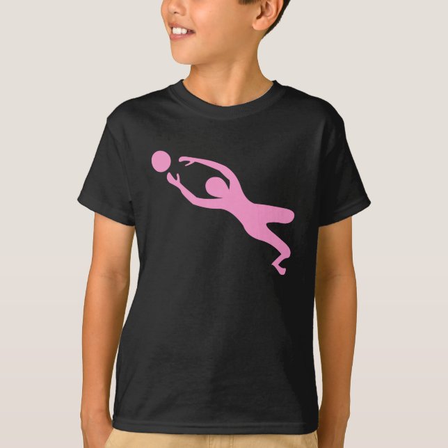 Camiseta Detentor de Objetivos - Rosa (Frente)