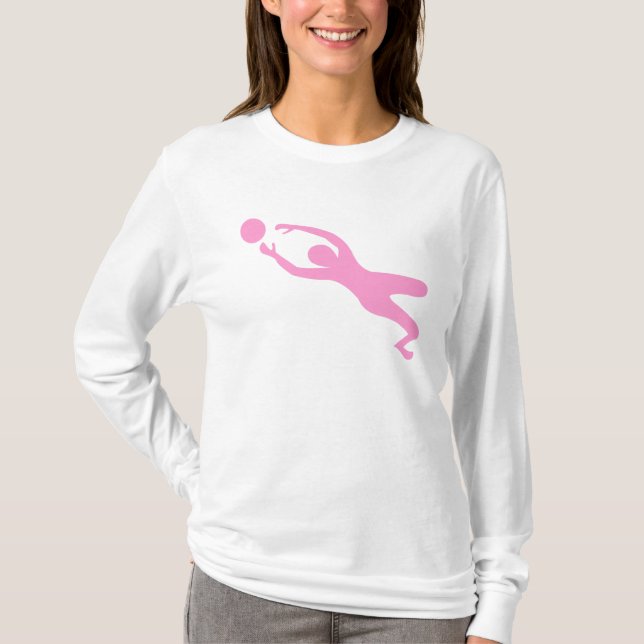 Camiseta Detentor de Objetivos - Rosa (Frente)