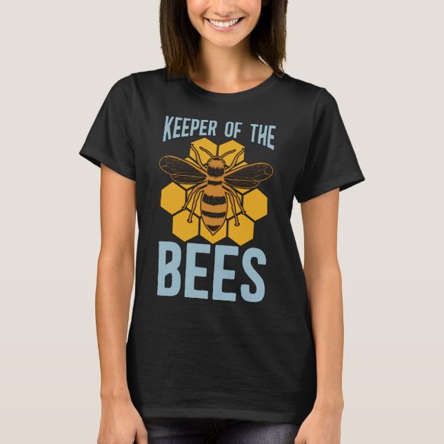 Camiseta Detentor Do Clube Dos Apicultores Bees Bees Honey  (Frente)