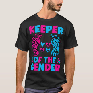 Camiseta Detentor Do Gênero Do Chá de fraldas Do Gênero