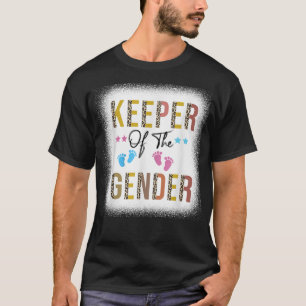 Camiseta Detentor Do Gênero Do Chá de fraldas Do Gênero