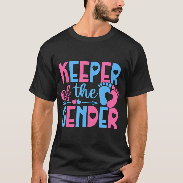 Camiseta Detentor Do Gênero Revelação Do Sexo (Frente)